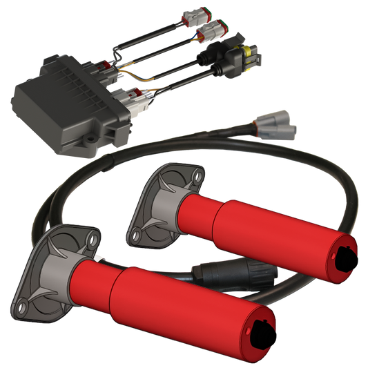 Subsystem for controlling the seed rate of two products with M 63 x 55 + P52/28:1 electric motors